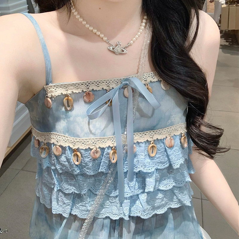 Forest Sweet Style Cami Top and Skirt Set